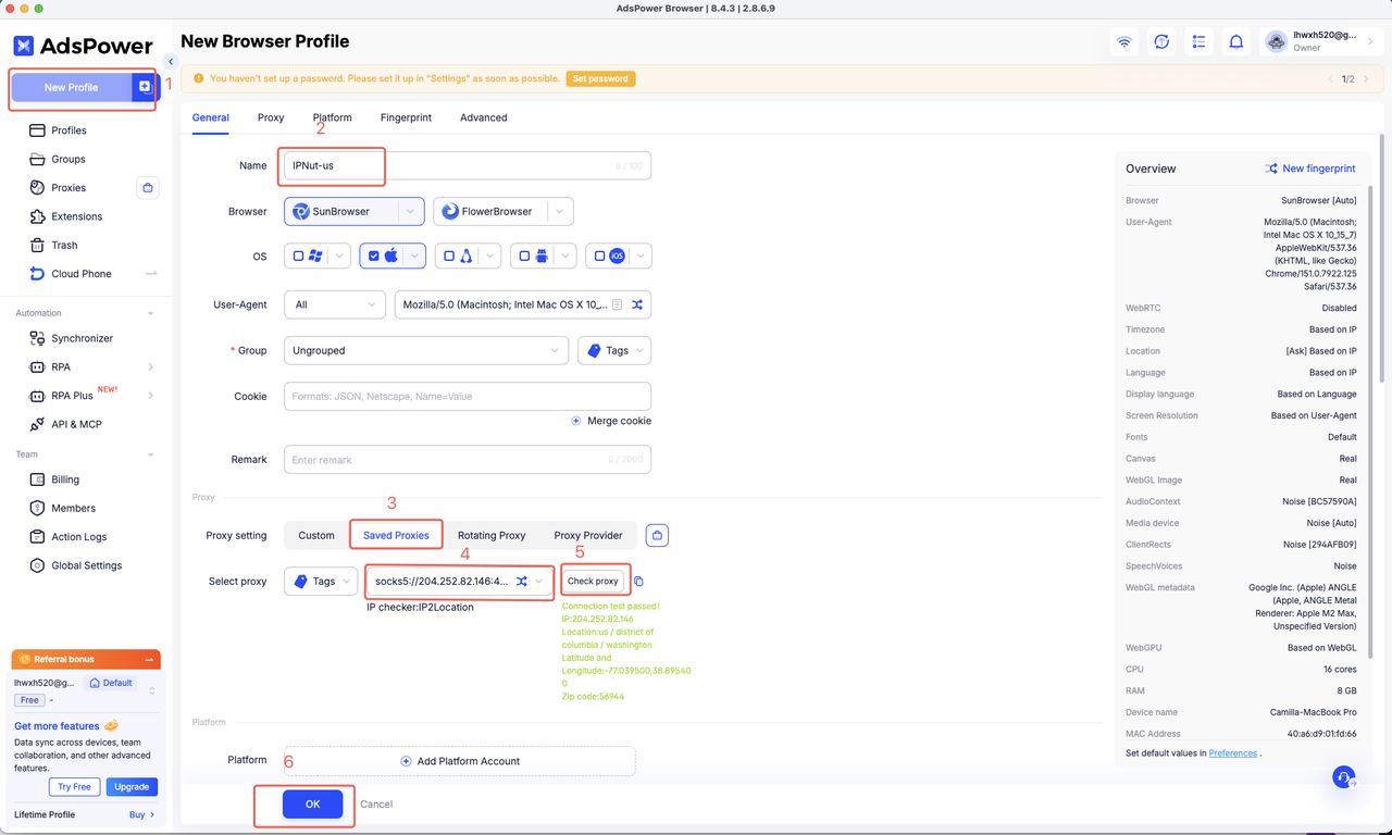 How to Configure IPNut Static Residential ISP in AdsPower (Facebook) — Full Tutorial How to Configure IPNut Static Residential ISP in AdsPower (Facebook) — Full Tutorial